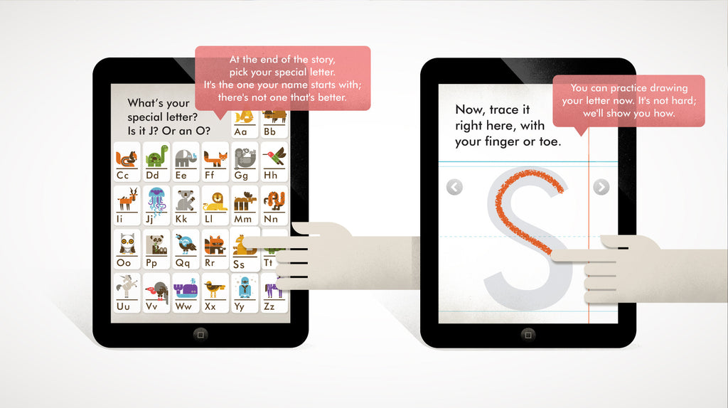 Wee Alphas Find Your Special Letter App