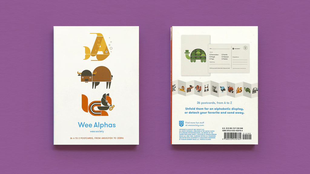 Wee Alphas: 26 A to Z Postcards, from Angelfish to Zebra